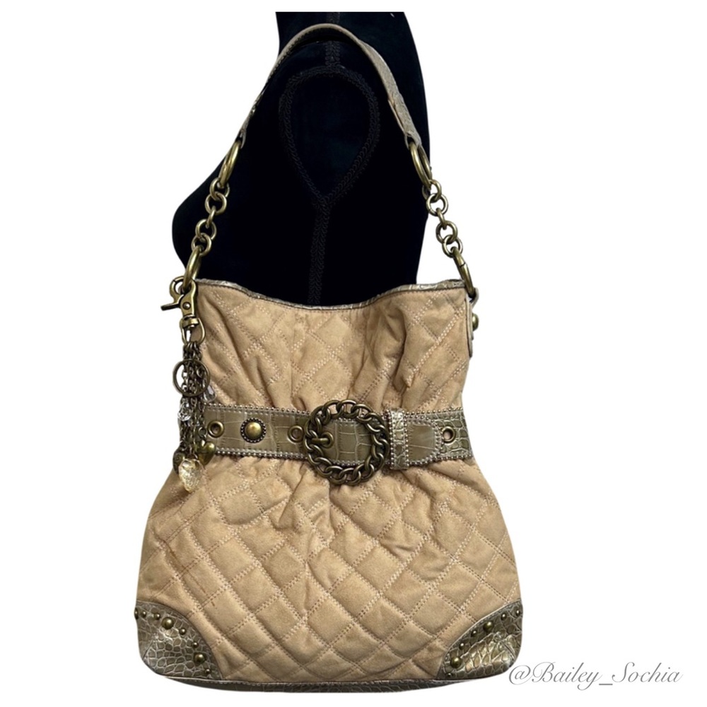 Vintage Kathy Van Zeelan Quilted Hobo Bag